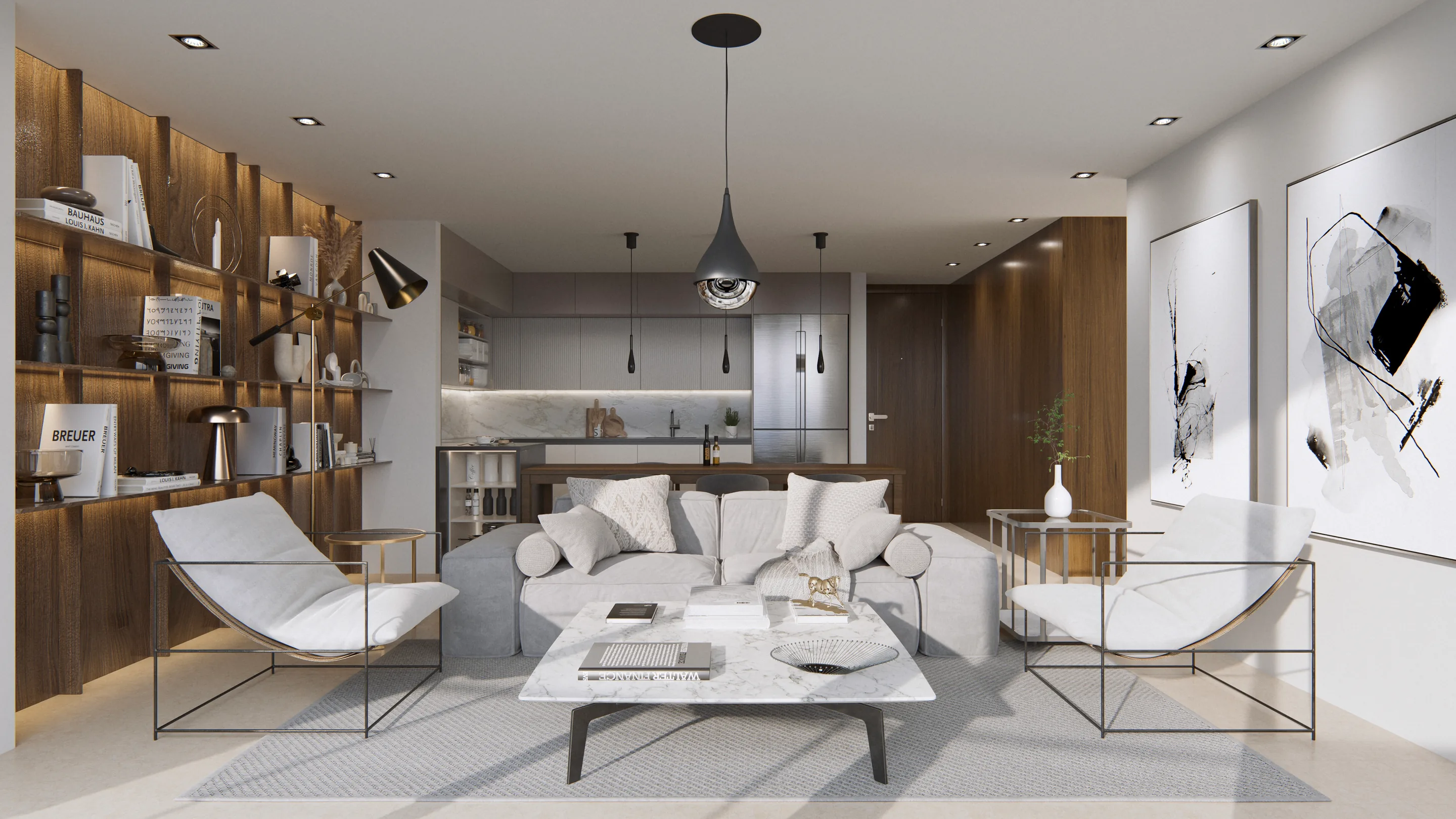 3·6 — El Cayeno Apartaments: sala-comedor con vista al paisaje, Villavicencio